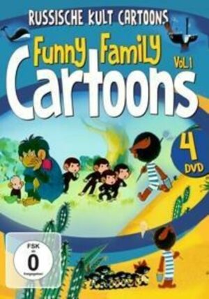 Funny Family Cartoons Vol. 1  [4 DVDs]