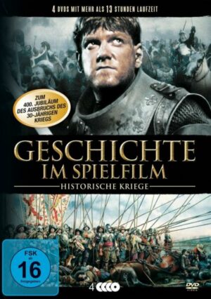 Geschichte im Spielfilm - Historische Kriege  [4 DVDs]