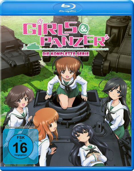 Girls & Panzer - Die komplette Serie (Volume 1-3 + OVA)  [4 BRs]