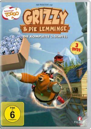 Grizzy & Die Lemminge - Die komplette Staffel 3 (78 Episoden)  [3 DVDs]