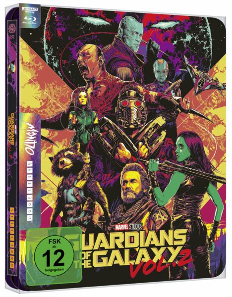 Guardians of the Galaxy 2  (4K Ultra HD) (+ Blu-ray 2D) - 4K Mondo Edition - Steelbook
