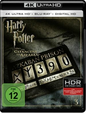 Harry Potter und der Gefangene von Askaban  (4K Ultra HD) (+ Blu-ray)