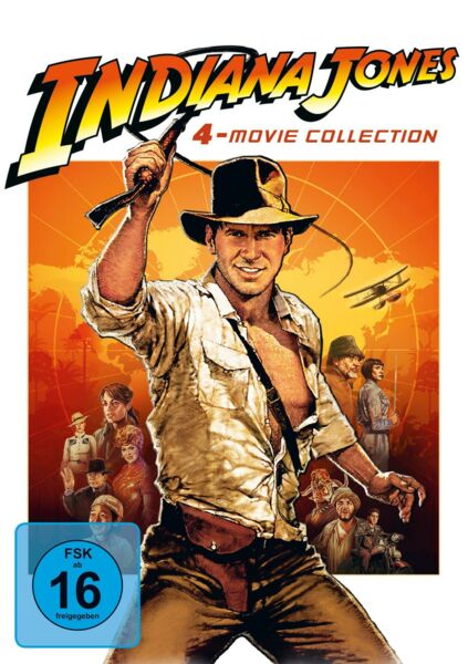 Indiana Jones 1-4  [4 DVDs]