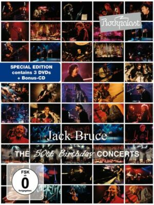 Jack Bruce - The 50th Birthday Concerts  [2 DVDs] (+CD) (+ Bonus-DVD)