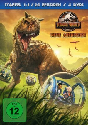 Jurassic World - Neue Abenteuer - Staffel 1-3  [4 DVDs]