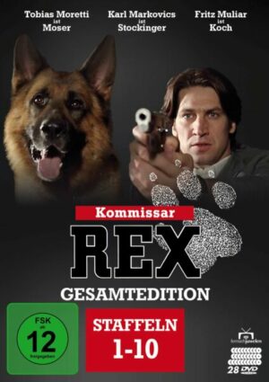Kommissar Rex - Gesamtedition Staffeln 1-10 (Alle 119 Folgen) + Bonus-Disc (28 DVDs) (Fernsehjuwelen)