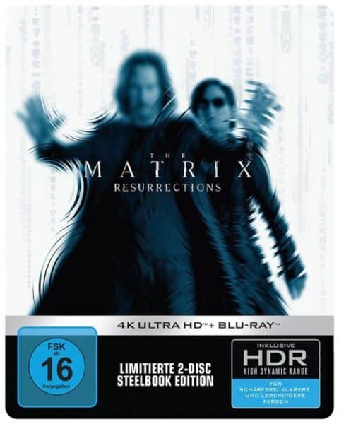 Matrix Resurrections - 4K UHD - Steelbook - Motiv Forced Field - Exklusiv