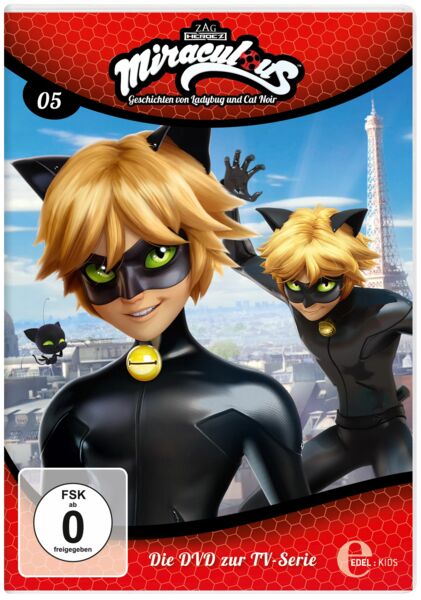 Miraculous 5 - Geschichten von Ladybug und Cat Noir - Der Betrüger/Der Valentinstag - Die DVD zur TV-Serie
