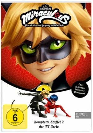 Miraculous - Geschichten von Ladybug und Cat Noir - Staffelbox 2  [3 DVDs]