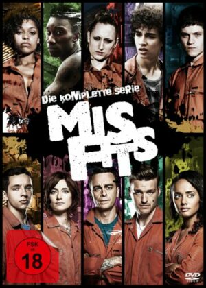 Misfits - Die komplette Serie  [13 DVDs] (+ Poster)