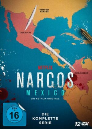 NARCOS: MEXICO - Die komplette Serie (Staffel 1 - 3) LTD.  [12 DVDs]