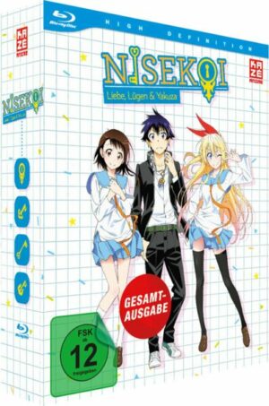 Nisekoi - 1. Staffel - Gesamtausgabe mit Schuber  [4 BRs]