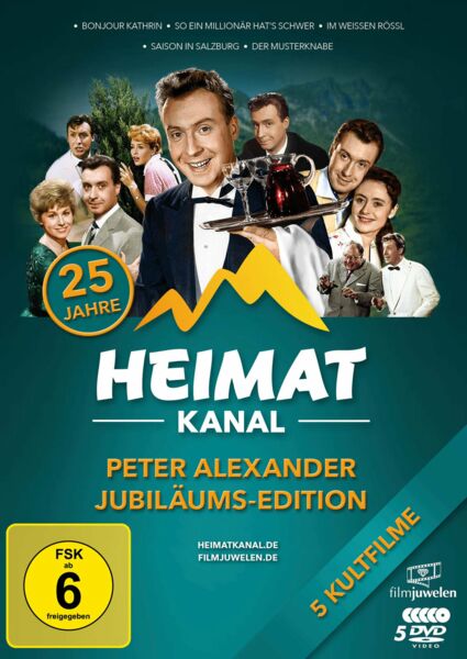 Peter Alexander Jubiläums-Edition (25 Jahre Heimatkanal)  [5 DVDs]