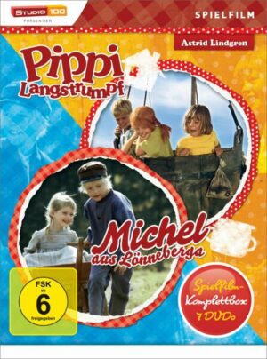 Pippi Langstrumpf & Michel aus Lönneberga - Spielfilm Box  [7 DVDs]