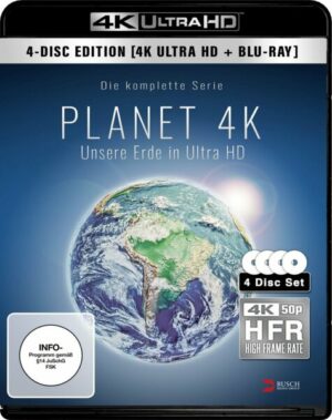 Planet 4K - Unsere Erde in Ultra HD (2 x 4K UHD-BD + 2 x BD)