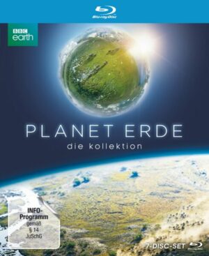 Planet Erde - Die Kollektion. Limited Edition im edlen Bookpak. Planet Erde & Planet Erde II erstmals in einer Sammelbox.  [7 BRs]