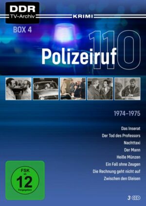 Polizeiruf 110 - Box 4 (DDR TV-Archiv)  3 DVDs mit Sammelrücken