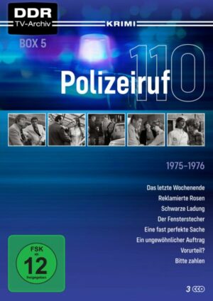 Polizeiruf 110 - Box 5 (DDR-TV-Archiv) mit Sammelrücken  [3 DVDs]