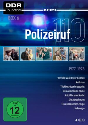 Polizeiruf 110 - Box 6 (DDR TV-Archiv) mit Sammlerrücken  [4 DVDs]