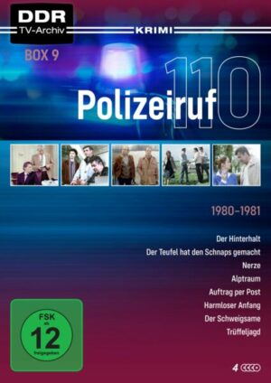 Polizeiruf 110 - Box 9 (DDR TV-Archiv) mit Sammelrücken  [4 DVDs]