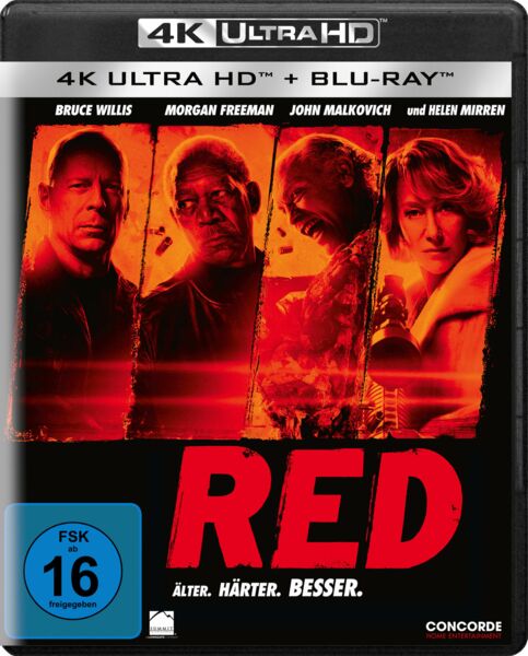 R.E.D. - Älter. Härter. Besser (4K Ultra HD) (+ Blu-ray)