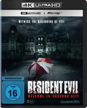 Resident Evil: Welcome to Raccoon City  (4K Ultra HD) (+ Blu-ray 2D)