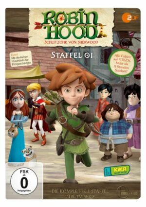 Robin Hood - Schlitzohr von Sherwood - Staffel 1/Folge 1-52 - Die DVD zur TV-Serie  [4 DVDs]