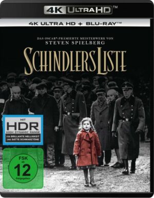 Schindlers Liste - Remastered  (4K Ultra HD) (+ Blu-ray 2D) (+ Bonus-Blu-ray)