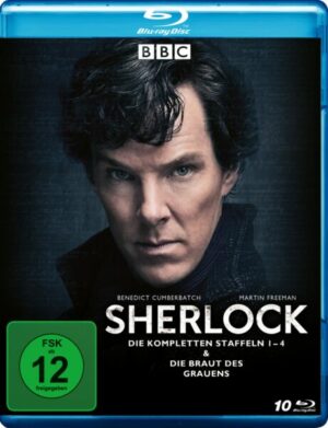 Sherlock - Die komplette Serie: Staffeln 1-4 & Die Braut des Grauens auf 10 BDs LTD.  [10 BRs]