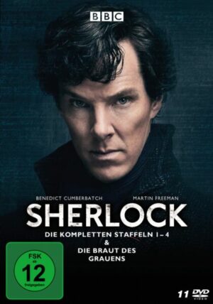 Sherlock - Die komplette Serie: Staffeln 1-4 & Die Braut des Grauens auf 11 DVDs LTD.  [11 DVDs]