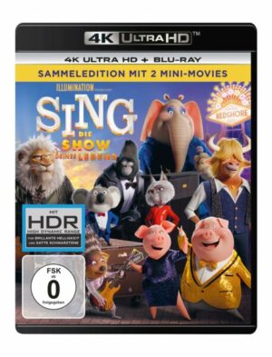 Sing - Die Show deines Lebens  (4K Ultra HD) (+ Blu-ray 2D)