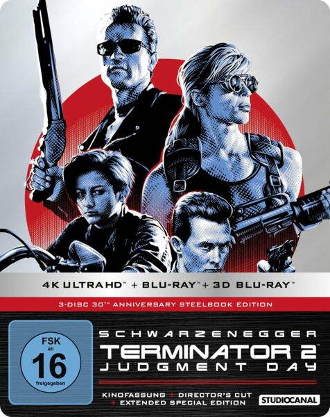 Terminator 2 - Limited 30th Anniversary - Steelbook Edition (4K Ultra HD+3D Blu-ray+Blu-ray)