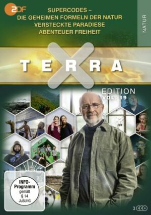 Terra X - Edition 19: Supercodes - Die geheimen Formeln der Natur / Versteckte Paradiese / Abenteuer Freiheit  [3 DVDs]