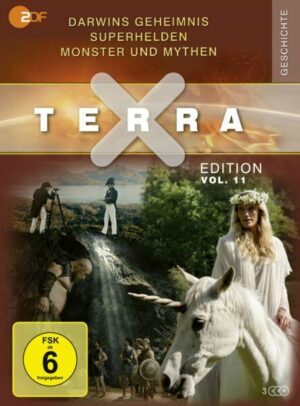 Terra X - Edition Vol. 11: Darwins Geheimnis / Superhelden / Monster und Mythen - inkl. Bonus 'Märchen und Sagen'  [3 DVDs]