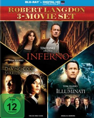 The Da Vinci Code - Sakrileg / Illuminati / Inferno  [3 BRs]