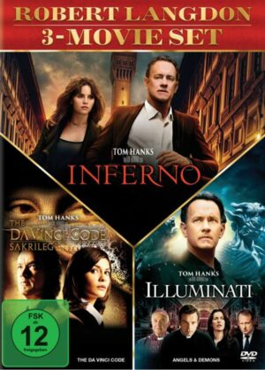 The Da Vinci Code - Sakrileg / Illuminati / Inferno  [3 DVDs]