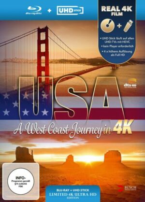 USA - A West Coast Journey [2 BRs] (+ UHD Stick)
