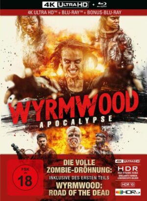 Wyrmwood: Apocalypse - 3-Disc Limited Collector's Edition im Mediabook (4K Ultra HD) (+ Blu-ray) (+ Bonus-Blu-ray)