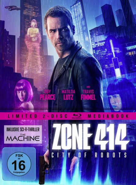Zone 414 - City of Robots LTD. - Limitiertes 2-BD-Mediabook samt FSK-Umleger  [2 BRs]
