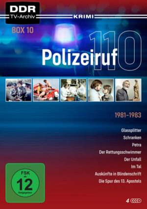 Polizeiruf 110 - Box 10 (DDR TV-Archiv) mit Sammelrücken  [4 DVDs]