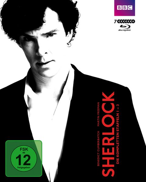 Sherlock - Staffel 1-3  [7 BRs]