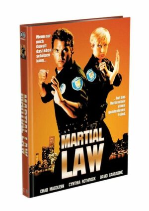 MARTIAL LAW 1 - 3-Disc Mediabook - Cover B - Limited 333 Edition - Uncut  (4K Ultra HD) (+ Blu-ray)