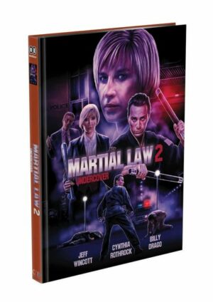 MARTIAL LAW 2 - Undercover - 3-Disc Mediabook - Cover A - Limited 666 Edition - Uncut  (4K Ultra HD) (+ Blu-ray) (+ BD)
