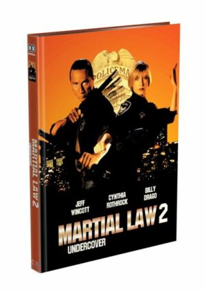 MARTIAL LAW 2 - Undercover - 3-Disc Mediabook - Cover B - Limited 333 Edition - Uncut  (4K Ultra HD) (+ Blu-ray) (+ BD)