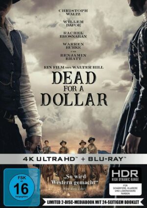 Dead for a Dollar LTD. - Limitiertes 4K 2-BD-Mediabook samt FSK-Umleger  (4K Ultra HD) (+ Blu-ray)