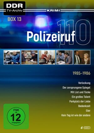 Polizeiruf 110 - Box 13 (DDR TV-Archiv) mit Sammelrücken  [4 DVDs]