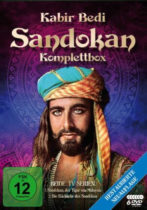 Sandokan - Komplettbox Neuauflage: Restored Version (Der Tiger von Malaysia & Die Rückkehr des Sandokan) (Fernsehjuwelen)  [6 DVDs]