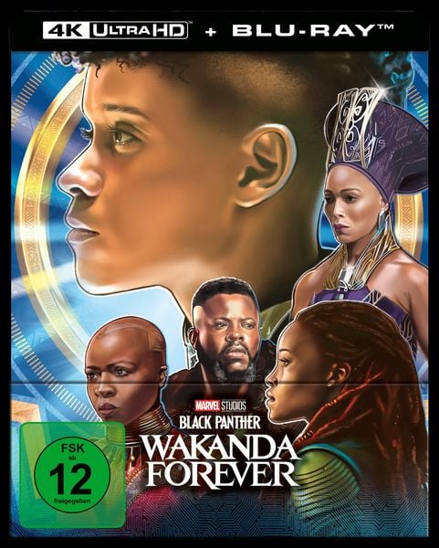 Black Panther - Wakanda forever - Steelbook - Wakanda - Special Edition  (4K Ultra HD) (+ Blu-ray)