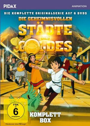Die geheimnisvollen Städte des Goldes - Komplettbox / Die komplette 39-teilige Animeserie (Pidax Animation)  [6 DVDs]