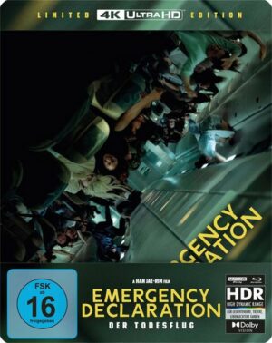 Emergency Declaration - Der Todesflug - Steelbook  (4K Ultra HD) (+ Blu-ray)